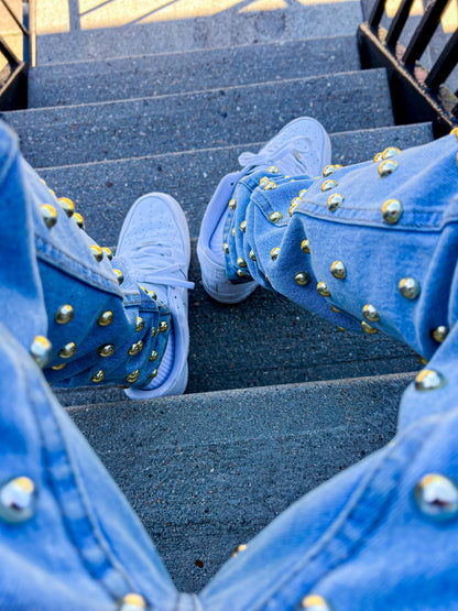 Hostile Denim (Gold/Light Blue )